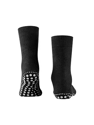 FALKE | Chaussettes HOMEPADS 16500 anthracite mel. | schwarz